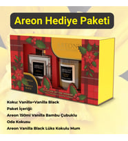 Areon Vanilla+vanilla Black Oda Kokusu Hediye Paketi