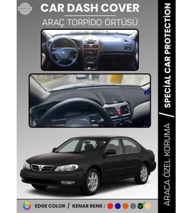 NISSAN MAXIMA A33 (2000-2003) Torpido Örtüsü Panel Koruma Araca Özel UV Koruma Kaymaz Kolay Montaj