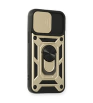 İphone 12 Kılıf Pars Lens Yüzüklü  - Gold