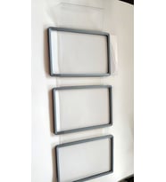ETİKETLİK FİYATLIK - PLASTİK ASKILI EMLAK VİTRİN ÇERÇEVE 30AD ( STOKTA 8 RENK)