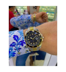 Özel Kutusunda Gümüş Rolex Model Takvimli Erkek Kol Saati Arkadasa Abiye Kardese Babaya Ese Nisanliya Sözlüye Kocaya Amcaya Dayıya Özel Hediye