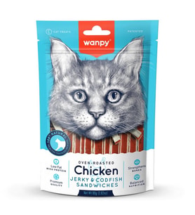 Wanpy Tavuklu&Morina Balıklı Kedi Ödülü 80gr