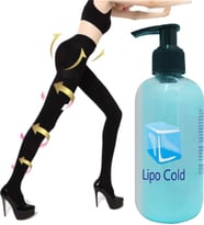 Lipo Cold Fatburner Krem 250 ml + S-M Beden Süper Akıllı Mikro Kapsüllü Tayt