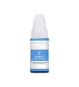 CANON ile Uyumlu GI-490C,GI-590C Mavi Mürekkep 70ml./Sise