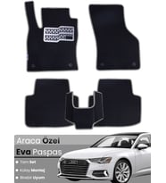 AUDİ A6 SEDAN (2019-2025) Uyumlu EVA Paspas Tam Set–Araca Özel,Su Geçirmez,Kolay Montaj