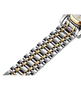 20MM ÇAPINDA UCU KAVİSLİ ÇİFT RENK ÇELİK SAAT KORDONU