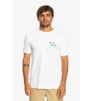 Quiksilver Oceanbed Erkek Tişört EQYZT07230 (Beyaz)
