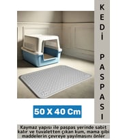 Evcil Hayvan Pet Kaymaz Yıkanabilir Kolay Temizlenir Yatak Tuvalet Önü Mama Kabı Altı Kedi Paspası