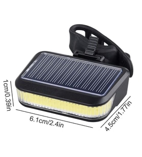 Solar 6149 Şarjlı Bisiklet Arka Stop Bisiklet Işığı Kırmızı Güneş Enerjili Far