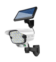 Kumandalı 66 Led Kamera Görünümlü Bahçe Lambası Sensörlü Solar Aydınlatma