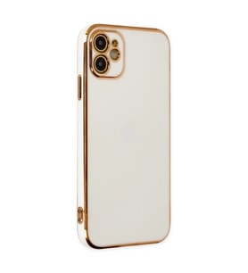 Apple İphone 12 Kılıf Volet Silikon - Beyaz