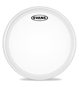Evans BD22GB1C EQ1 Coated Bas Davul Derisi (22 inç - Tek Kat - Beyaz)