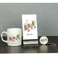 Sınıf Öğretmenine Hediye Üçlü Set (Kupa + Telefon Standı + Anahtarlık) 002