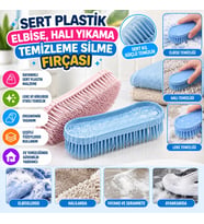Mey İthalat® Sert Plastik Elbise, Halı Yıkama Temizleme Silme Fırçası TP-111 (adet fiyatıdır)
