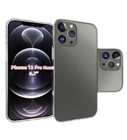 Apple iPhone 13 Pro Max Uyumlu Kılıf Zore Süper Silikon Kapak (Renksiz)