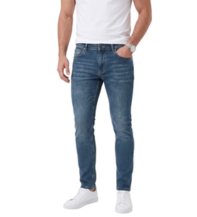 DeepSEA Erkek Slim Fit Dar Kesim Likralı Mavi Kot Pantolon – Yumuşak Dokulu Esnek Jean 2600692