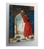 Kanvas Tablo Kaplumbağa Terbiyecisi, 50cm x 70cm