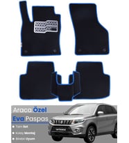 SUZUKİ VİTARA (2014-2024) Uyumlu EVA Paspas Tam Set–Oto Paspas,Araca Özel,Kolay Montaj