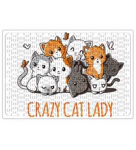 Crazy Cat Lady Kedi Puzzle 240 Parça Yapboz