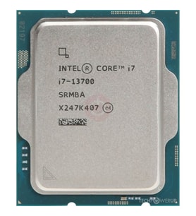 INTEL CORE i7 13700 54MB 16çekirdekli O/B UHD VGA 1700p 65w Kutusuz+Fansız