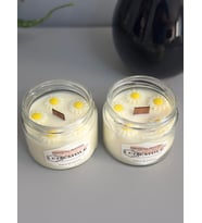 Chemdle Sandalağacı Kokulu Papatyalı 300cc Kavanoz Mum