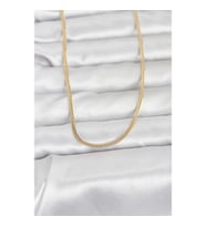 Mey İthalat® CM 14K Gold Renk Dolgun Zincir Model 60 cm Kadın Kolye