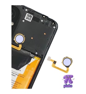 Xiaomi Redmi 12C Parmak İzi Okuyucu Film Flex 22120RN86G Uyumlu