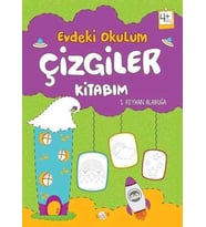 EVDEKİ OKULUM ÇİZGİLER KİTABIM - KUKLA ÇOCUK