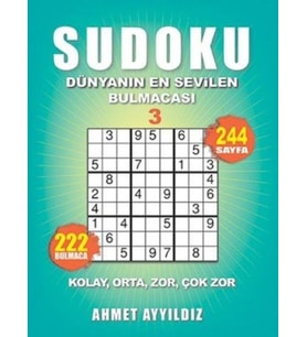 Sudoku Dünyanın Bulmacası 3