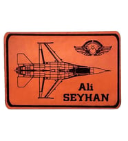 F16 Figting Falcon Deri Tulum İsimliği