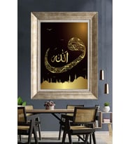 GÜMÜŞ ÇERÇEVELİ PASPARTULU TABLO C184