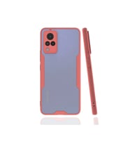 Durukar® Vivo V21 Kılıf Platin Silikon - Pembe