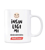 Kişiye Özel İsimli Baba Kupa İnsanlığımı Babamdan Aldım