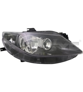 Seat İbiza Ön Far Elektrikli Motorlu Çıft Reflektör Sıyah Sol 2008- (Oem No:  6J1941033A)