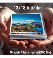 40 adet 13x18 resim+100 lük albüm hediyeli