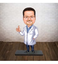 KİŞİYE ÖZEL KARİKATÜR BİBLO başarılı doktor