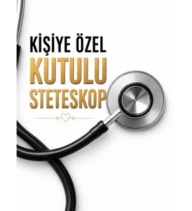 Kişiye Özel Veteriner Hekim Stetoskop Ve Ahşap Hediye Kutusu I İsimli Stetoskop I Kişiye Özel