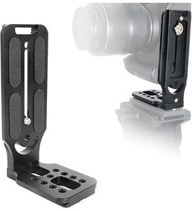 L açılı hızlı değiştirme plakası 1/4 inç tripod plakası, Arca Swiss ile uyumlu