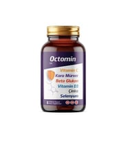 Octomin 30 Kapsül C D Vitamini Çinko Beta Glukan Kara Mürver Selenyum