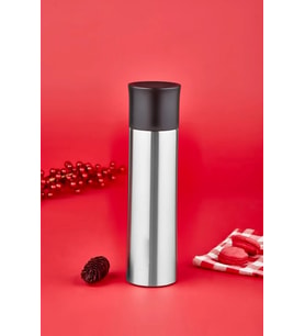 Aciess Cooker CKR-2057 Siyah 500 ML Bardaklı Paslanmaz Çelik Termos (Beyaz)
