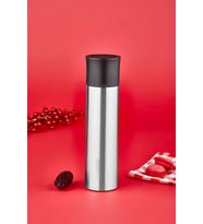 Aciess Cooker CKR-2057 Siyah 500 ML Bardaklı Paslanmaz Çelik Termos (Beyaz)