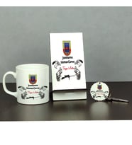 Jandarma Uzman Çavuş Üçlü Set (Kupa + Telefon Standı + Anahtarlık)