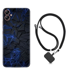 Samsung Galaxy A04E Kılıf Resimli Boyun Askılı İpli Desenli Silikon Series Karmaşık 1874