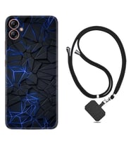 Samsung Galaxy A04E Kılıf Resimli Boyun Askılı İpli Desenli Silikon Series Karmaşık 1874
