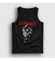 Presmono Unisex Siyah Conquer Gym Spor Chris Bumstead Atlet 396728tt