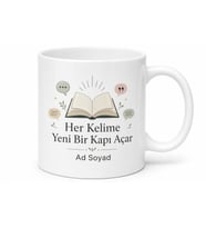 İngilizce Kursuna Başlayanlara Speaking Pratiği Kelime Ezberi Hediye Kupa Bardak
