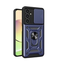 Samsung Galaxy A05 Kılıf Pars Lens Yüzüklü Silikon - Lacivert