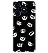 Spark 10 Pro Kılıf Silikon Desen Özel Seri Panda Suratları 1773