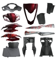 Honda Activa 125 S Kaporta Seti Bordo Ym 12 Parça