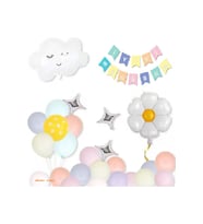 MAKARON RENK DOĞUM GÜNÜ BALON SET